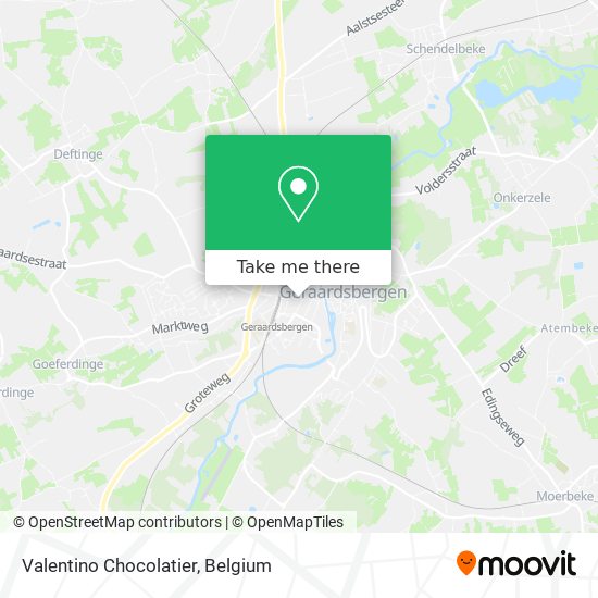 Valentino Chocolatier map