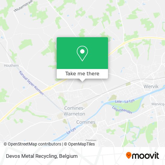 Devos Metal Recycling map