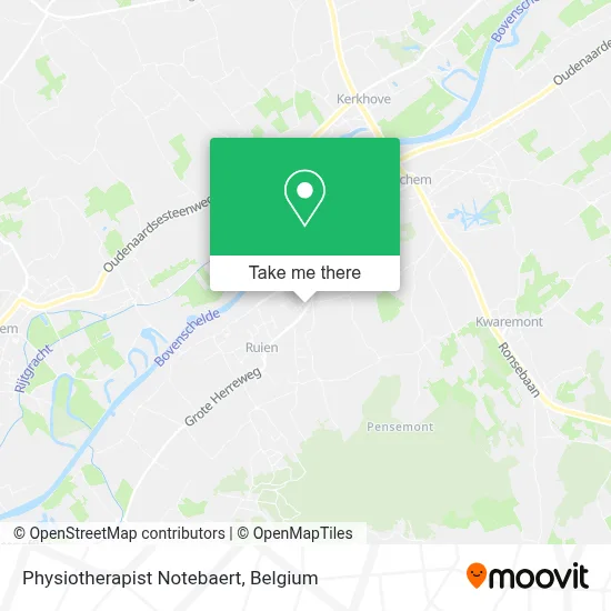 Physiotherapist Notebaert map