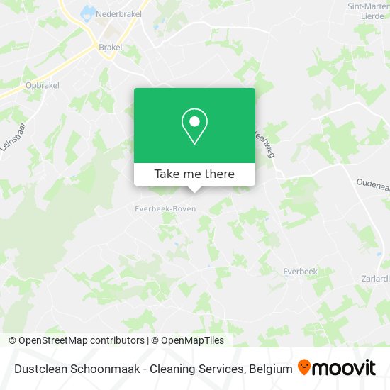 Dustclean Schoonmaak - Cleaning Services map