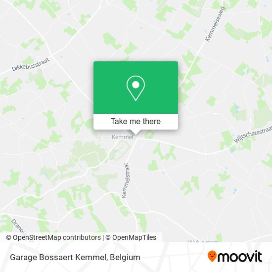 Garage Bossaert Kemmel map