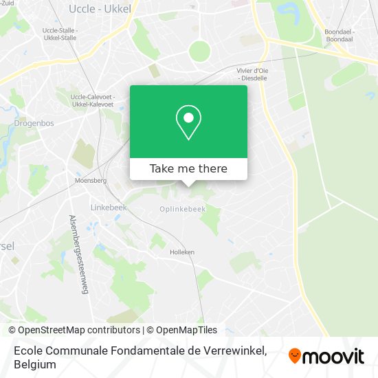 Ecole Communale Fondamentale de Verrewinkel map