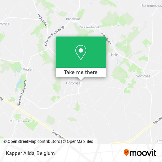 Kapper Alida map