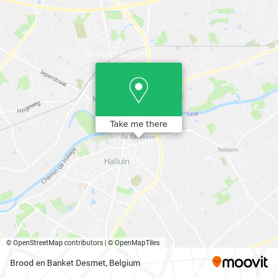 Brood en Banket Desmet map