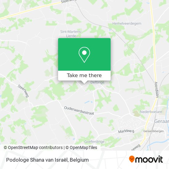 Podologe Shana van Israël plan