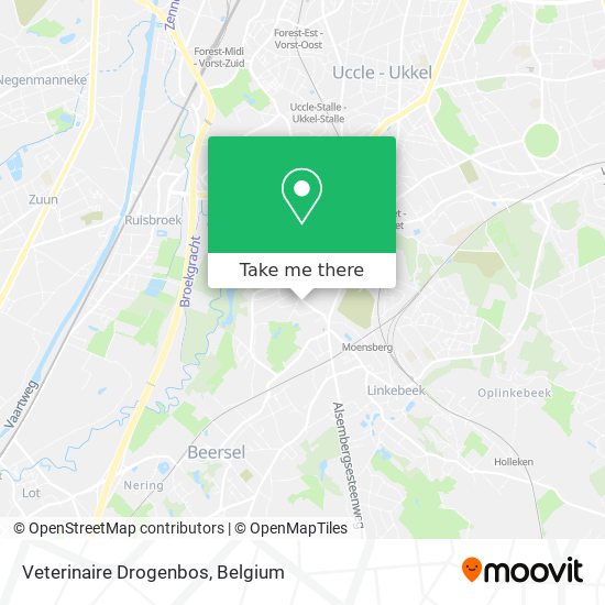 Veterinaire Drogenbos map