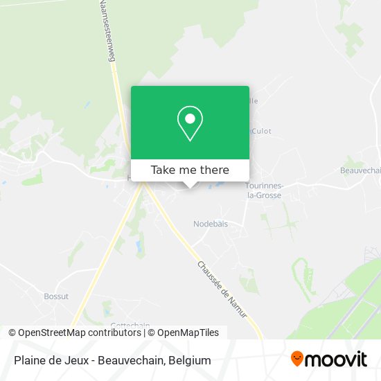 Plaine de Jeux - Beauvechain map