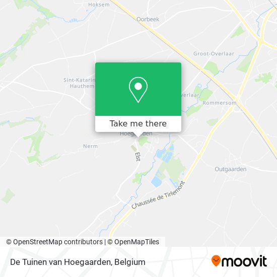 De Tuinen van Hoegaarden plan