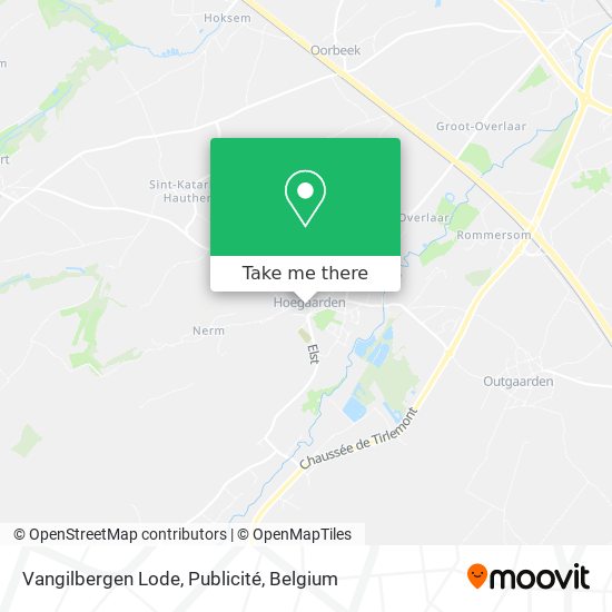 Vangilbergen Lode, Publicité map