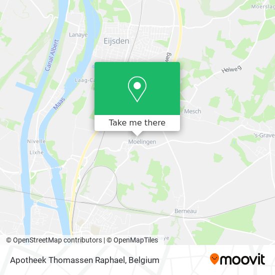 Apotheek Thomassen Raphael map
