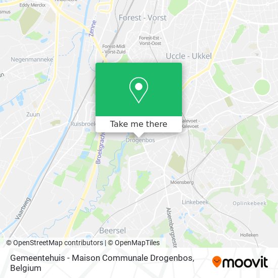 Gemeentehuis - Maison Communale Drogenbos map