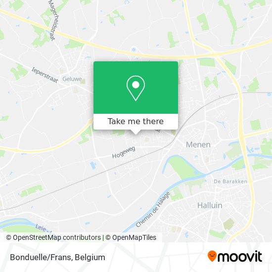 Bonduelle/Frans map