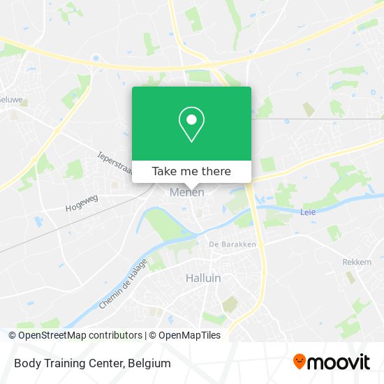 Body Training Center map