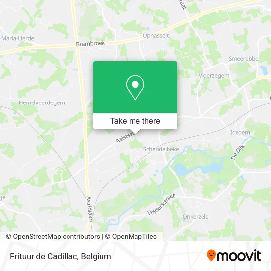 Frituur de Cadillac map