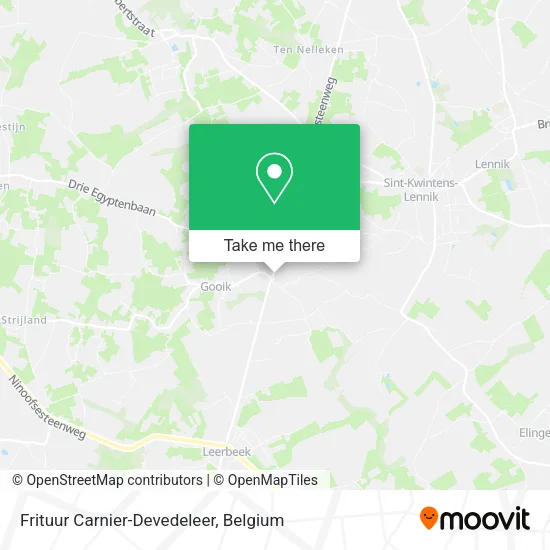 Frituur Carnier-Devedeleer plan