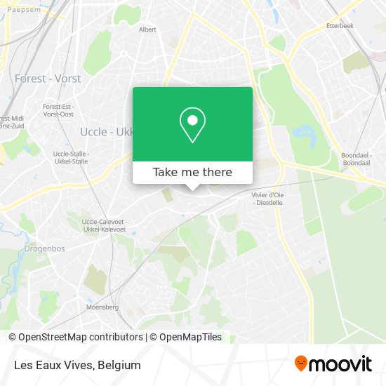 Les Eaux Vives map