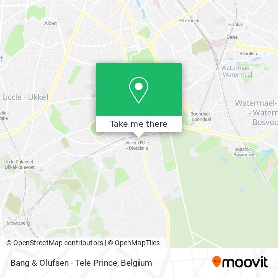 Bang & Olufsen - Tele Prince map