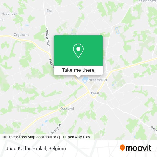 Judo Kadan Brakel map