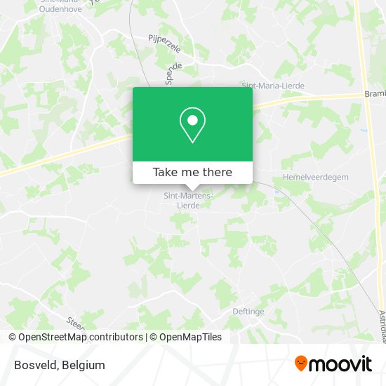 Bosveld map