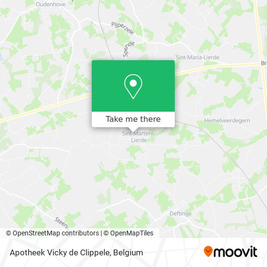 Apotheek Vicky de Clippele map
