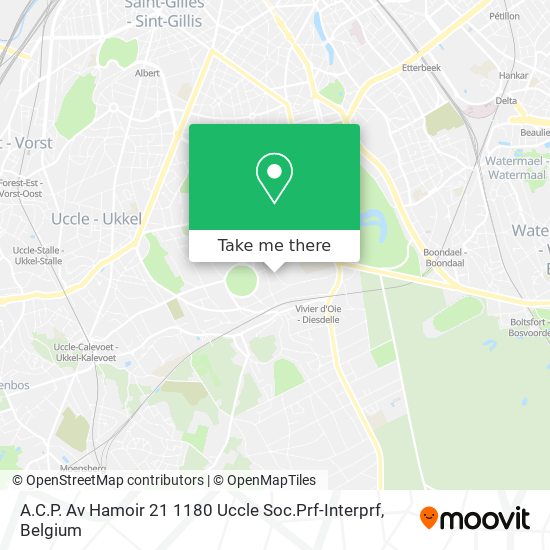 A.C.P. Av Hamoir 21 1180 Uccle Soc.Prf-Interprf plan