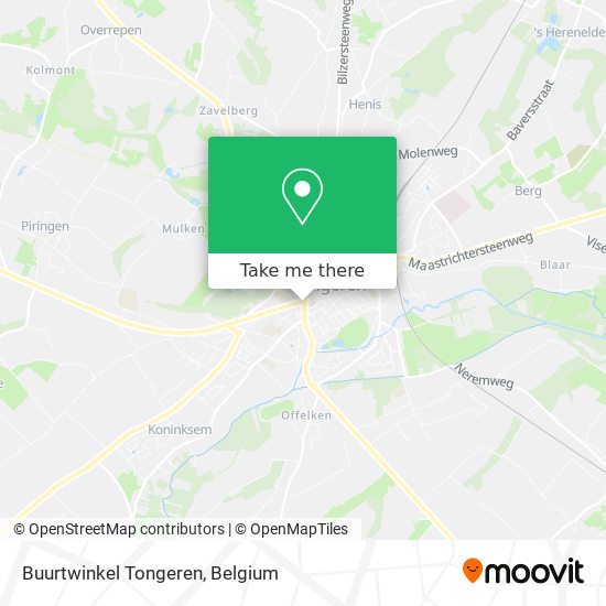 Buurtwinkel Tongeren map