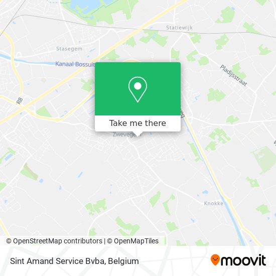 Sint Amand Service Bvba map