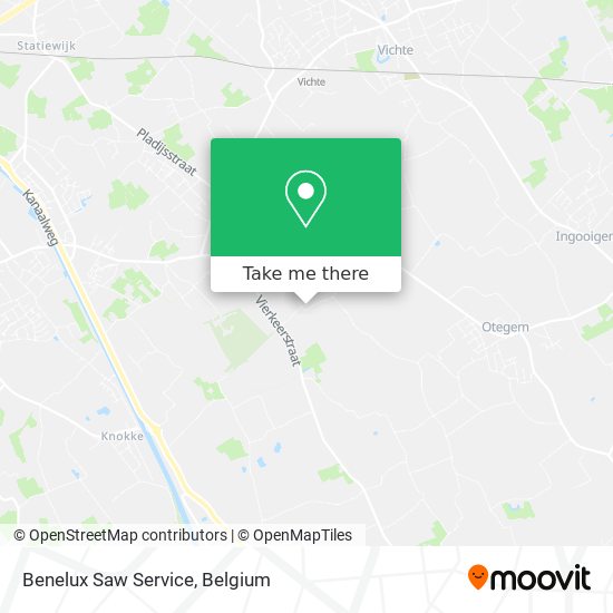 Benelux Saw Service map