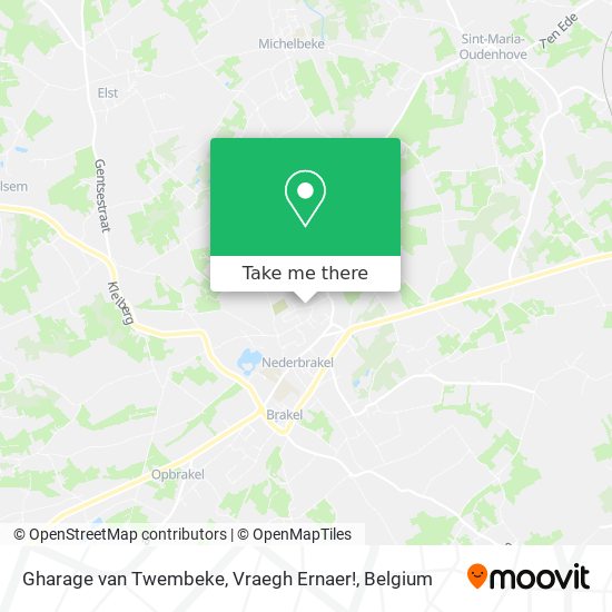 Gharage van Twembeke, Vraegh Ernaer! map