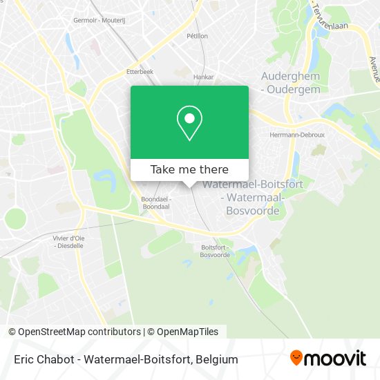 Eric Chabot - Watermael-Boitsfort map