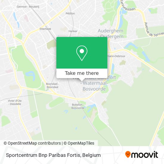 Sportcentrum Bnp Paribas Fortis map