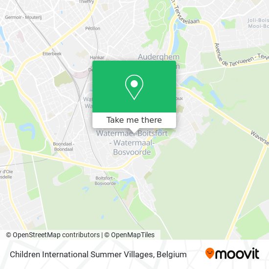 Children International Summer Villages map