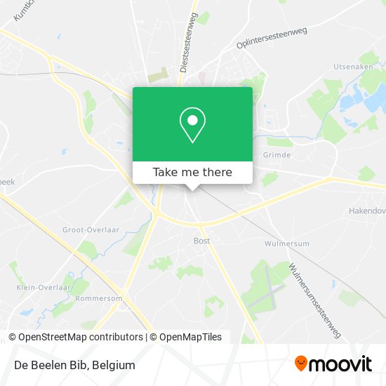 De Beelen Bib map