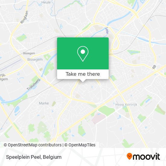 Speelplein Peel map