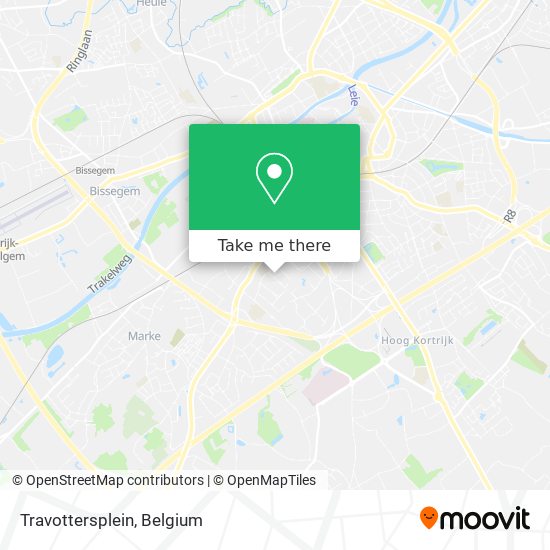 Travottersplein map