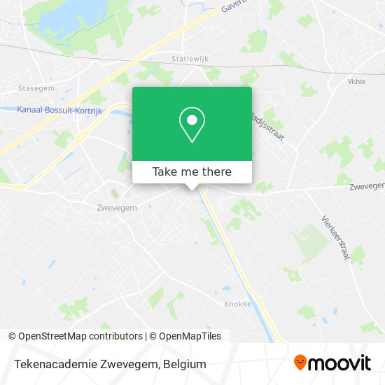 Tekenacademie Zwevegem map