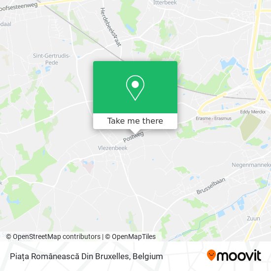 Piața Românească Din Bruxelles map