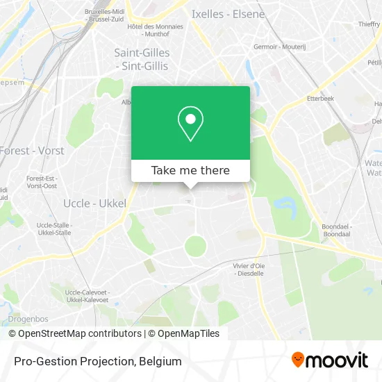 Pro-Gestion Projection map