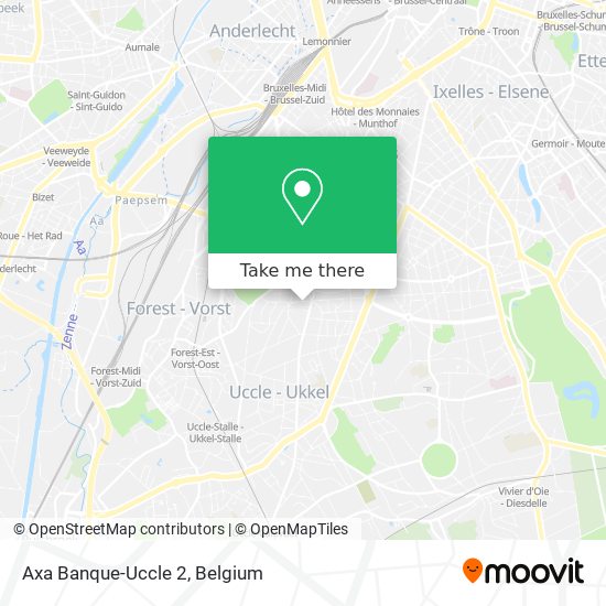 Axa Banque-Uccle 2 map