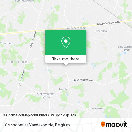 Orthodontist Vandevoorde map