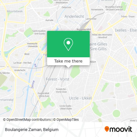 Boulangerie Zaman map