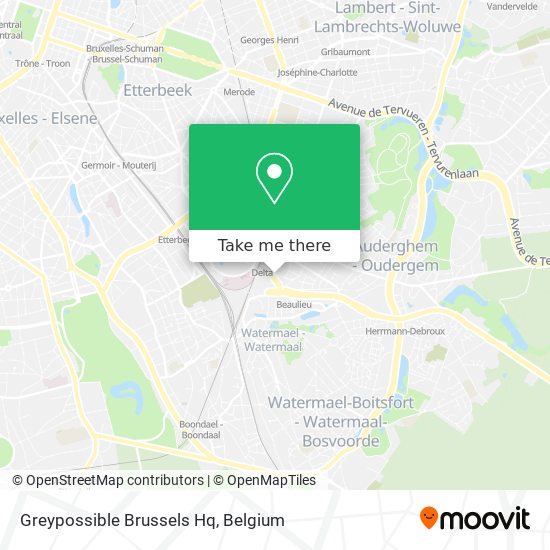 Greypossible Brussels Hq map