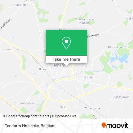 Tandarts Honinckx map