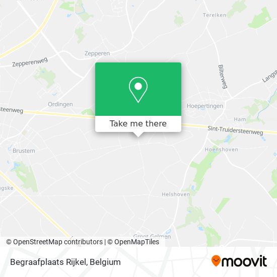 Begraafplaats Rijkel map