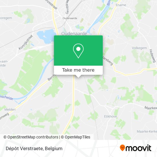 Dépôt Verstraete map