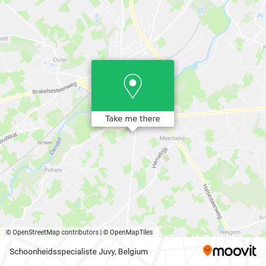 Schoonheidsspecialiste Juvy map