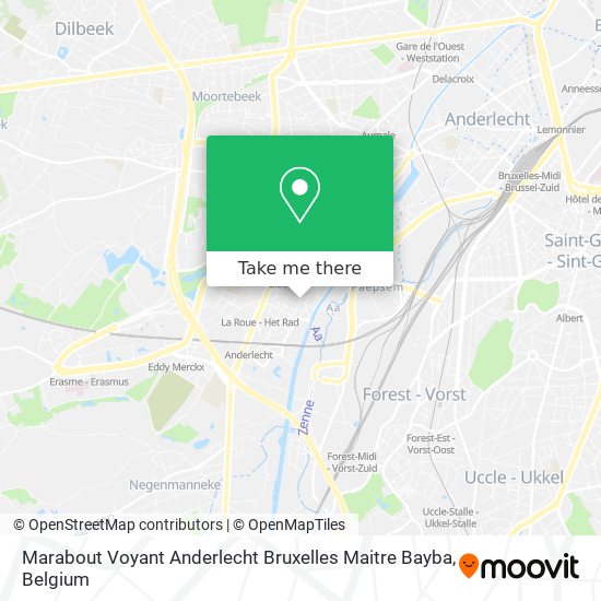Marabout Voyant Anderlecht Bruxelles Maitre Bayba map