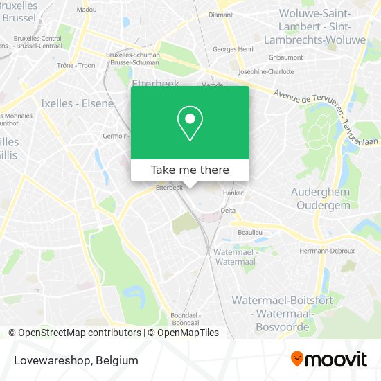 Lovewareshop map