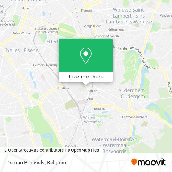Deman Brussels map