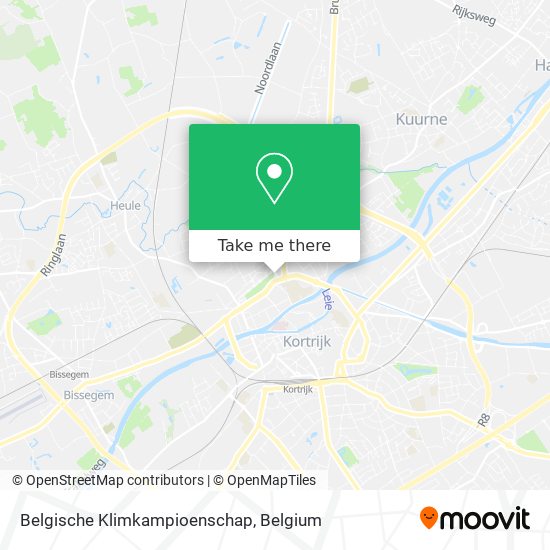 Belgische Klimkampioenschap map